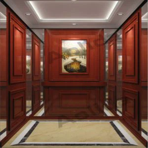 রোজ গোল্ড মিরর প্যাসেঞ্জার এলিভেটর